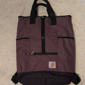 Carhartt Men's Maroon and Black Backpack